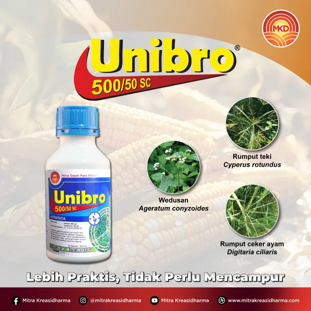 UNIBRO® 500/50 SC: LEBIH PRAKTIS, TIDAK PERLU MENCAMPUR