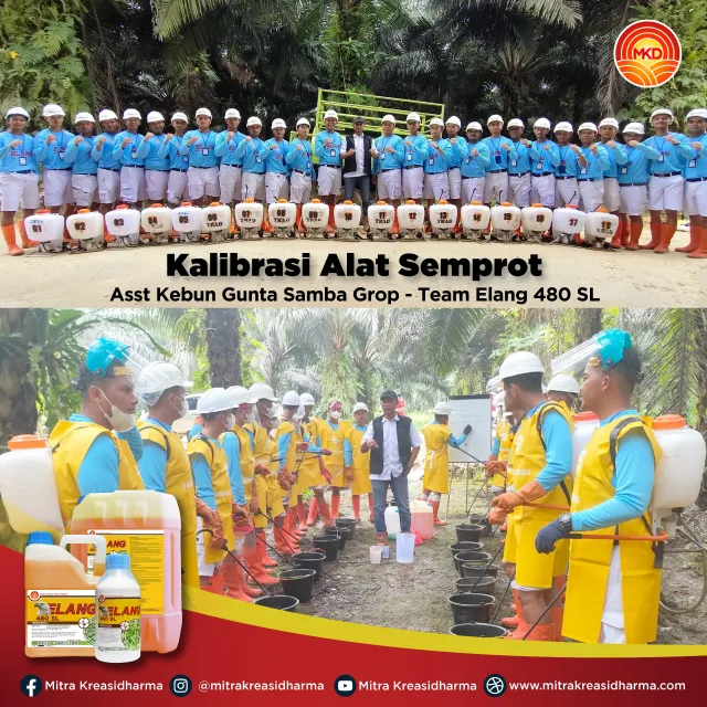 PELATIHAN KALIBRASI ALAT SEMPROT UNTUK EFISIENSI APLIKASI HERBISIDA