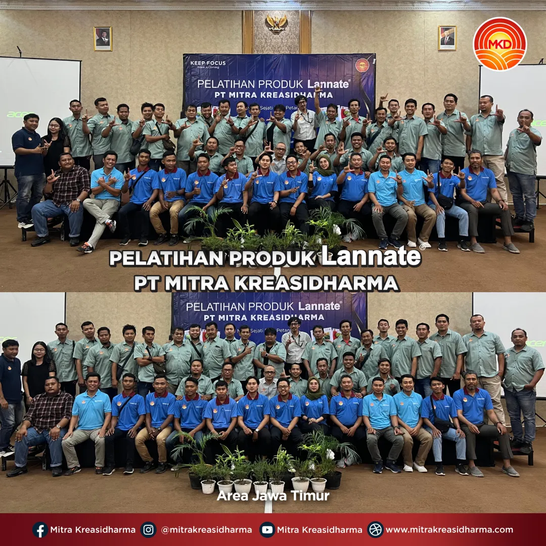 PT MITRA KREASIDHARMA GELAR PELATIHAN LANNATE® 40 SP DAN 25 WP DI BERBAGAI WILAYAH INDONESIA