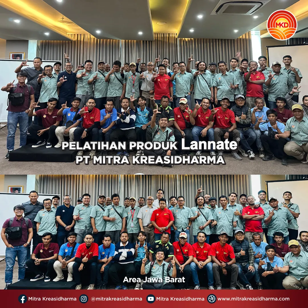 PT MITRA KREASIDHARMA GELAR PELATIHAN LANNATE® 40 SP DAN 25 WP DI BERBAGAI WILAYAH INDONESIA