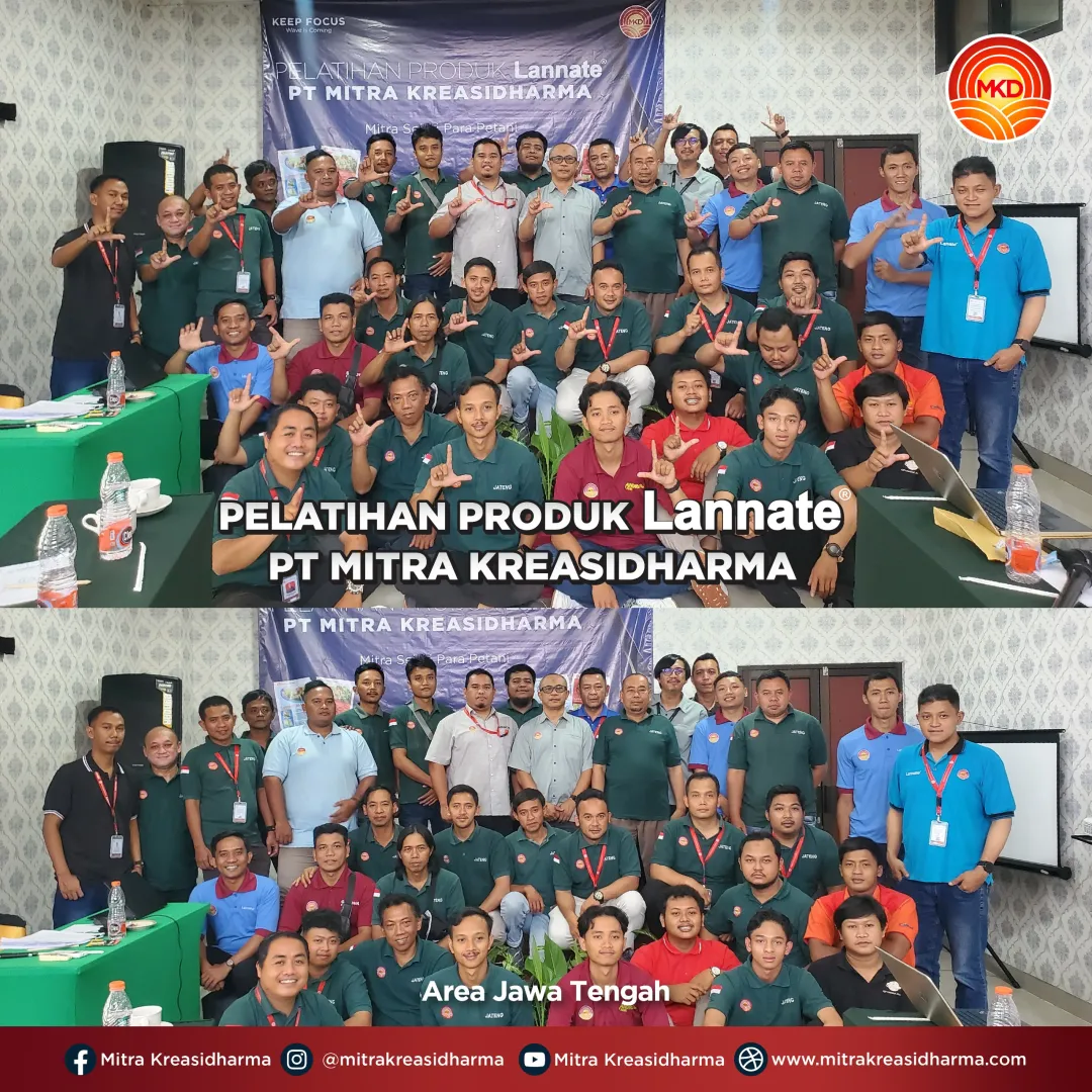 PT MITRA KREASIDHARMA GELAR PELATIHAN LANNATE® 40 SP DAN 25 WP DI BERBAGAI WILAYAH INDONESIA