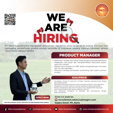 PT MITRA KREASIDHARMA IS OPENING PRODUCT MANAGER VACANCIES!