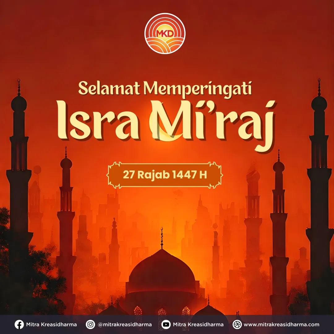 SELAMAT MEMPERINGATI ISRA MI'RAJ 27 RAJAB 1447 H