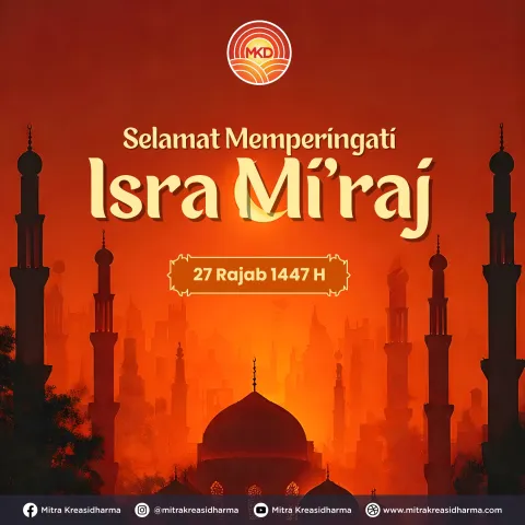 SELAMAT MEMPERINGATI ISRA MI'RAJ 27 RAJAB 1447 H