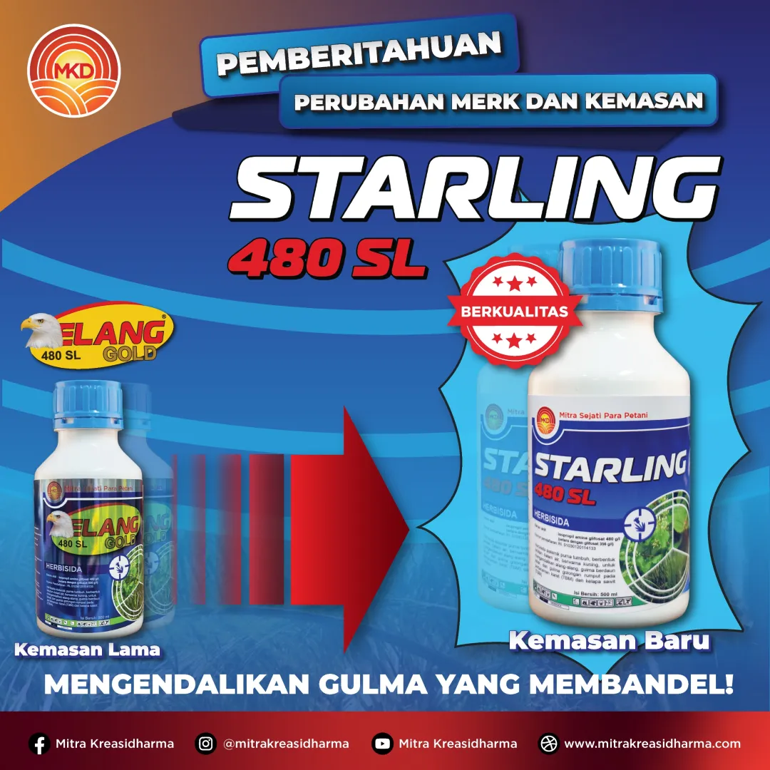 STARLING 480 SL Resmi Hadir: Wajah Baru dari ELANG GOLD 480 SL dengan Kualitas yang Sama