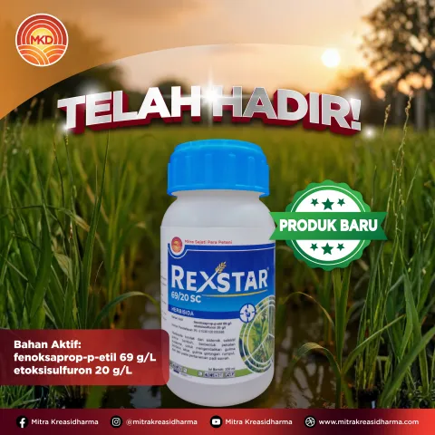 REXSTAR® 69/20 SC is here! The perfect solution for controlling weeds in rice paddies.