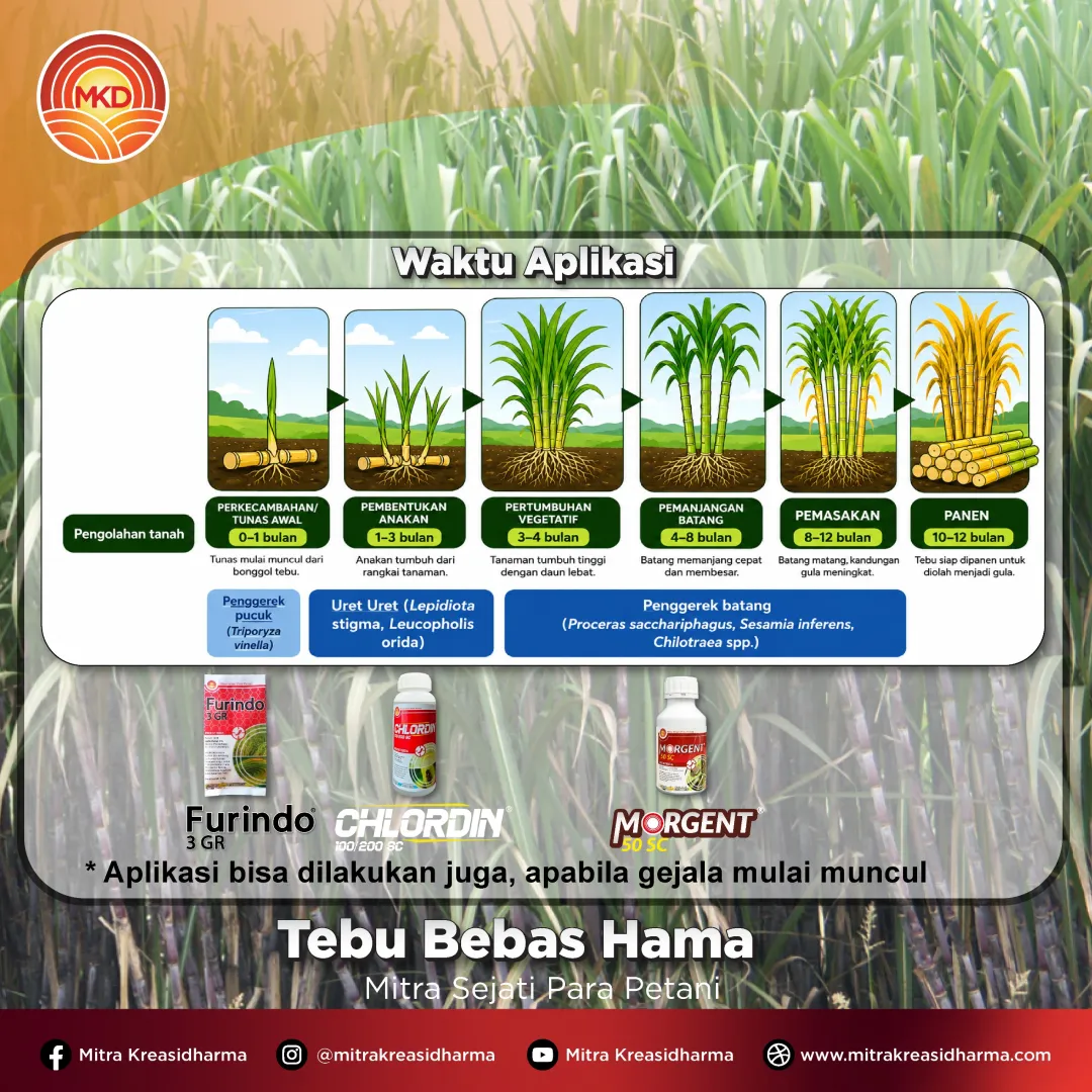 Paket Produk Pengendali Hama Tanaman Tebu